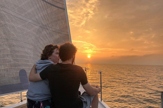 3 hour Sunset Sailing boarding ticket from Wemeldinge (Zeeland) - Sunset light, wind, and changing conditions