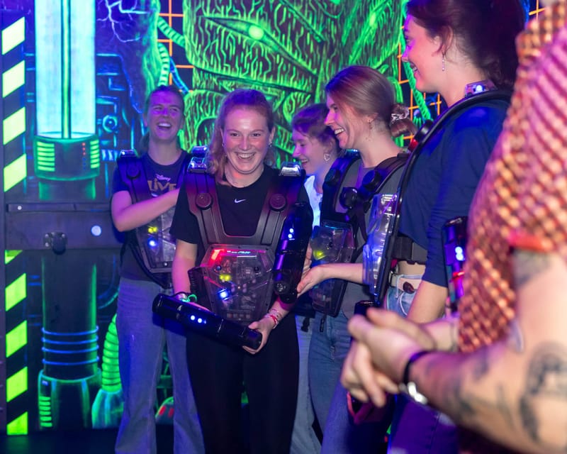 Aloha Amsterdam: Laser Tag Experience - When the electric door opens