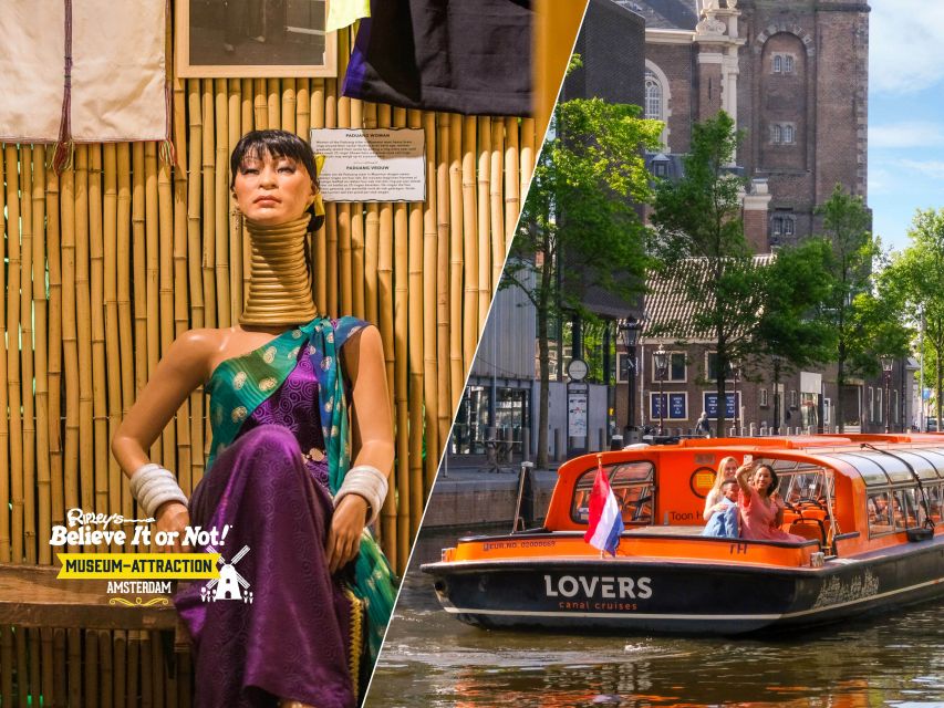Amsterdam 1-Hour Canal Cruise and Ripley’s Believe it or Not - Ripley’s at Dam Square