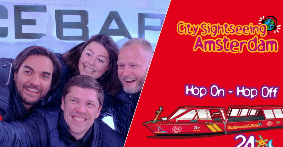 Amsterdam: 24-Hour Hop-On Hop-Off Boat and XtraCold Icebar - How the 24-hour boat ticket works