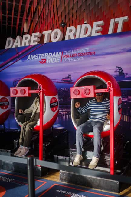 Amsterdam: A'DAM Lookout Entry Ticket with 2 Drinks - The VR rollercoaster adds another paid option