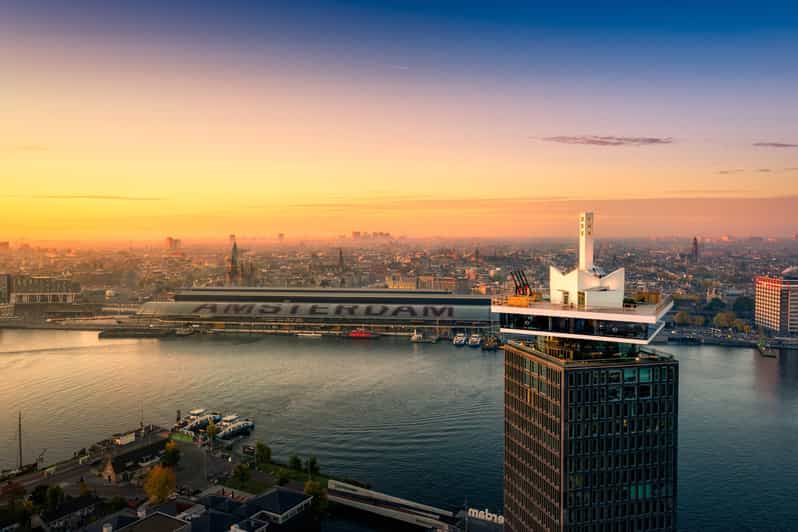 Amsterdam: A'DAM Lookout Entry Ticket with Burger - Indoor exhibits and the free audio guide