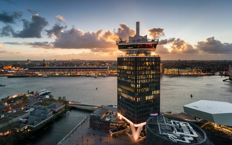 Amsterdam: A'DAM Lookout Ticket and Lunch or Dinner Voucher - Crossing the IJ to A’DAM Tower