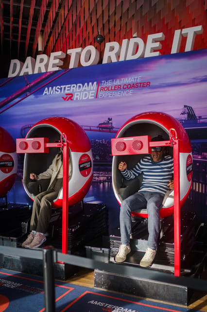 Amsterdam: A'DAM Lookout Ticket and Lunch or Dinner Voucher - Over the Edge and the VR roller coaster