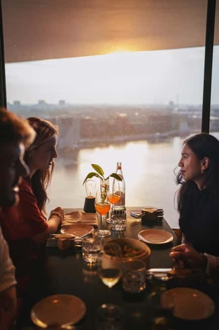 Amsterdam: A'DAM Lookout with Revolving Restaurant Moon - The 20-second ride to the top