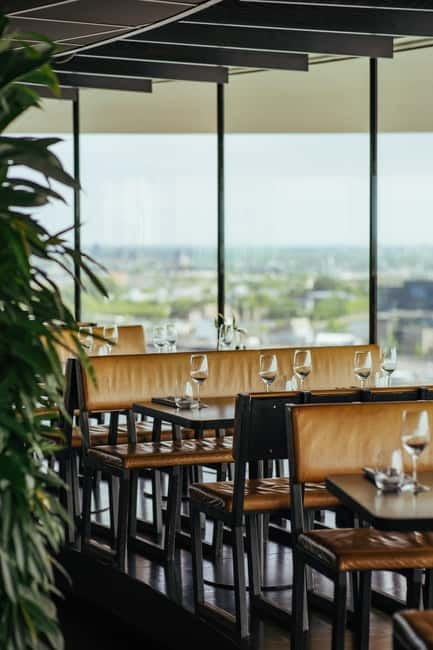 Amsterdam: A'DAM Lookout with Revolving Restaurant Moon - A rotating lunch or dinner at Moon