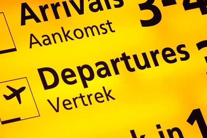 Amsterdam Airport Schiphol (AMS) Private Transfer to Amsterdam - Luggage, access, and group size