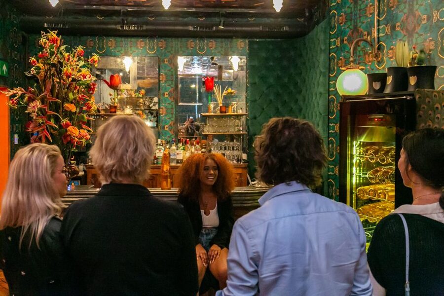 Amsterdam: Brothel Tour with Former Sex Worker - The strip poles and the lighter finish