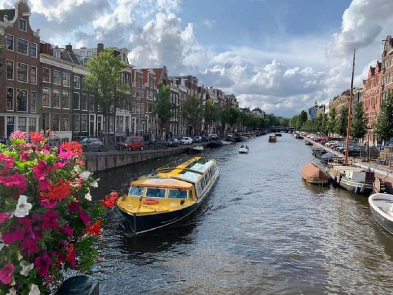 Amsterdam: Canal Cruise from Anne Frank Museum - Heated seats, a rear deck, and practical comfort