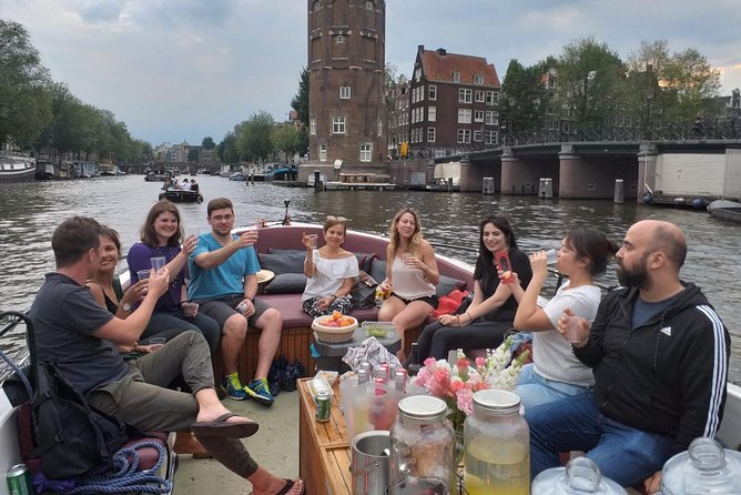 Amsterdam canal cruise in open boat – Guided tour - Following the Amstel toward old Amsterdam