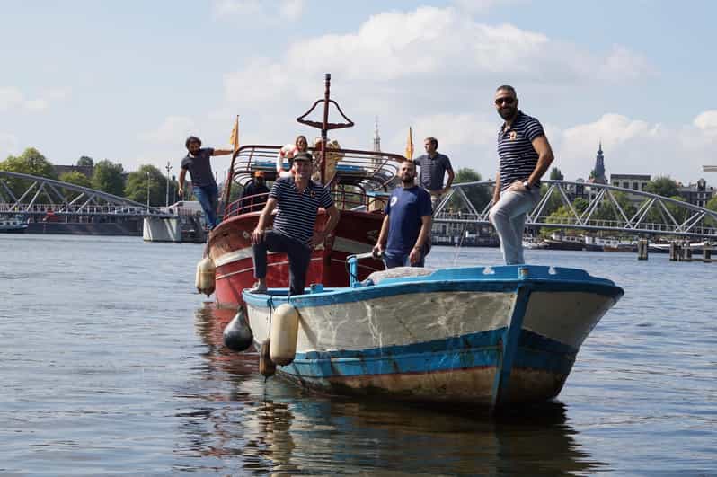 Amsterdam: Canal Cruise on a Wooden Refugee Boat - The Wooden Boat and Its Mediterranean Past