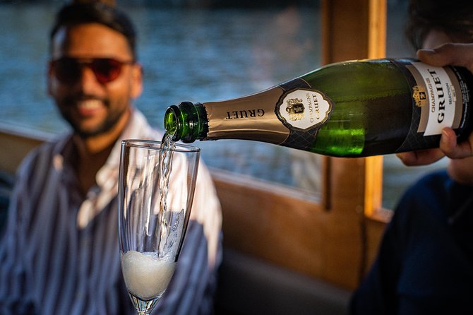 Amsterdam Champagne Private Canal Cruise - Following Amsterdam’s canals toward the Magere Brug
