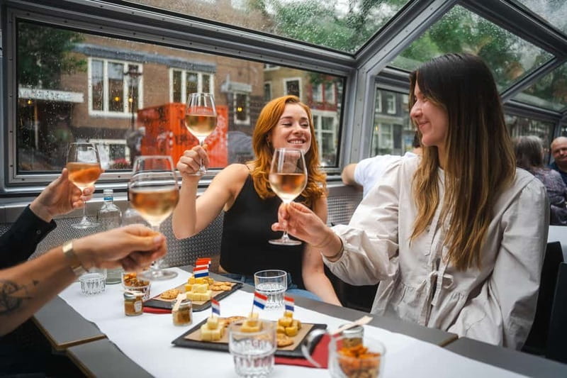 Amsterdam: Cheese & Wine Cruise Tasting Experience - Prinsengracht and the Canal Belt