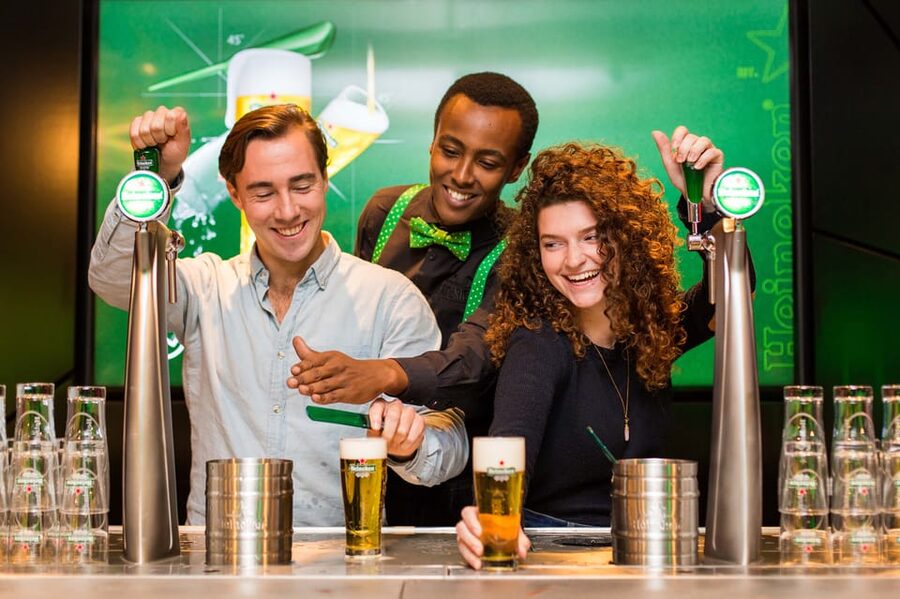Amsterdam: City Canal Cruise and Heineken Experience Ticket - Entering the Heineken Experience at Stadhouderskade 78