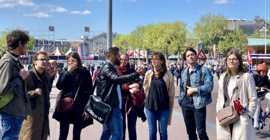 Amsterdam City Center Guided Walking Tour - 12 guests 2,5h - Starting at St Nicholas Church and the old harbor edge