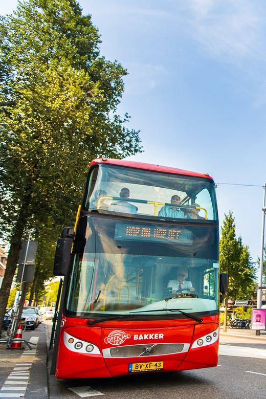 Amsterdam: Combo Rijksmuseum & Hop-On Hop-Off Bus - How to use the 24-hour bus ticket