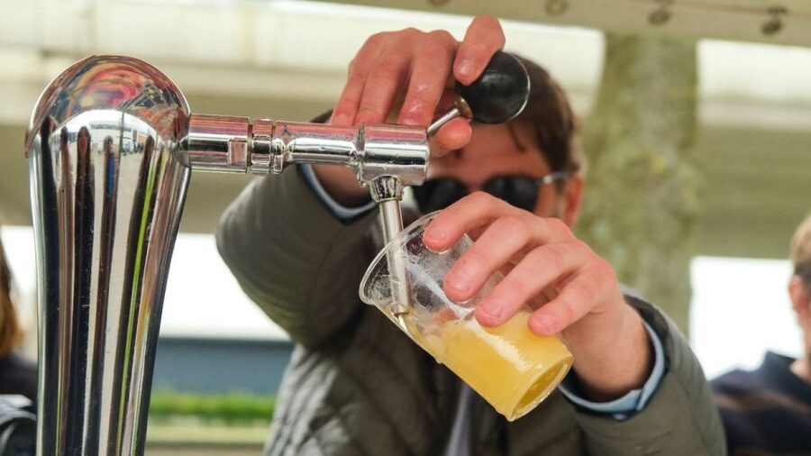 Amsterdam: Dutch Beer Bike Blast Tour with Onboard Bar - A short stop at Coffeeshop Sloterdijk