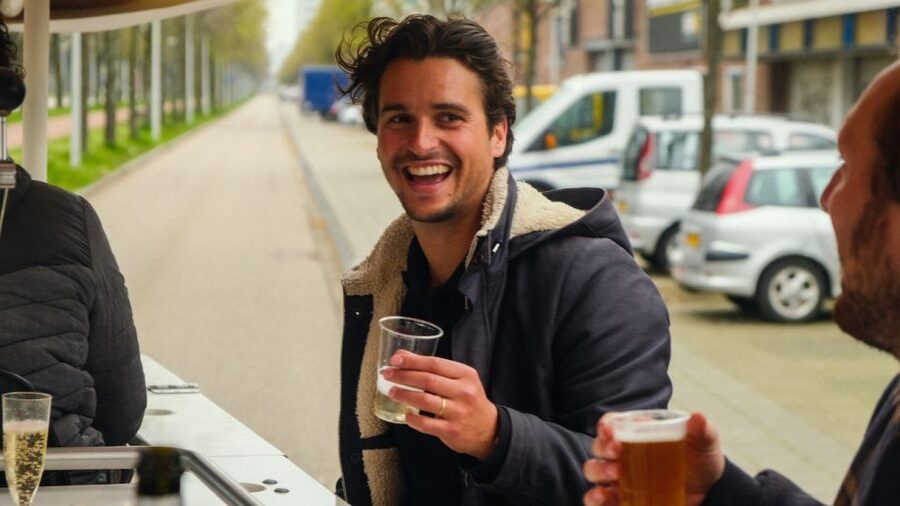 Amsterdam: Dutch Beer Bike Blast Tour with Onboard Bar - Rhoneweg 1: starting outside the postcard center