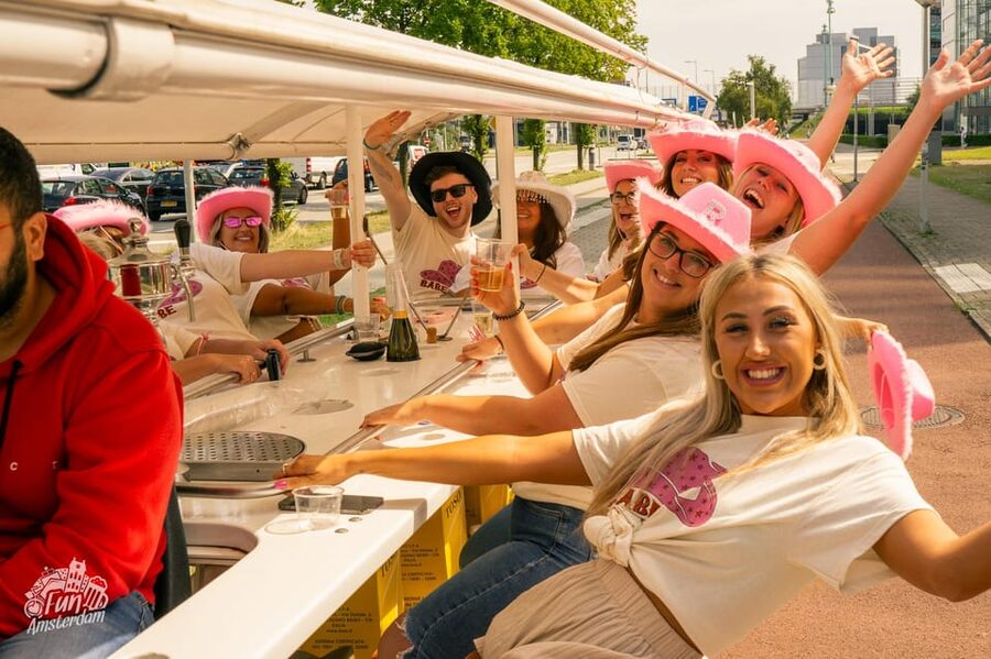 Amsterdam: Dutch Prosecco Party Bike - Starting at Rhoneweg 1 in Sloterdijk