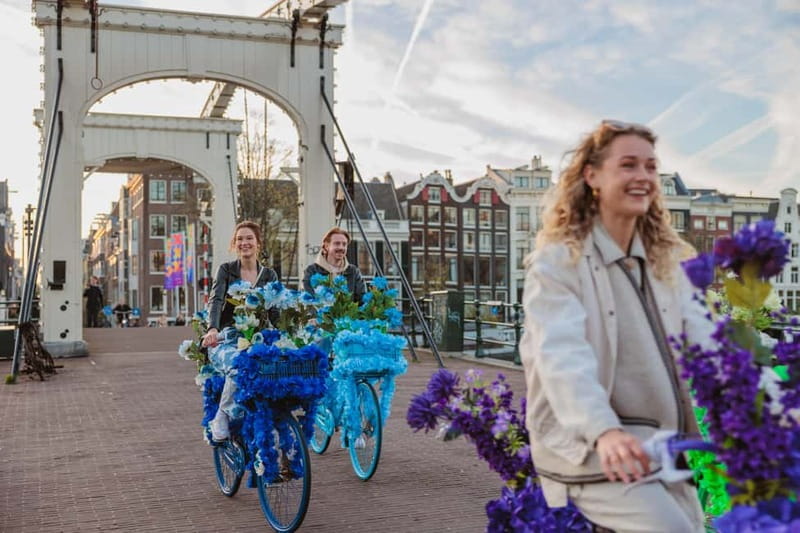 Amsterdam: Explore Canals, Guided Tour on Flower Bikes - Westerkerk and the canal belt