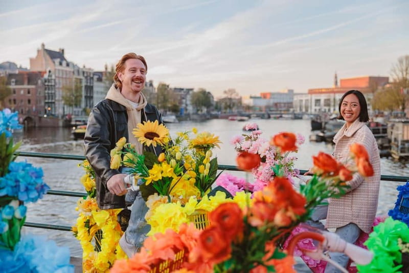Amsterdam: Explore Canals, Guided Tour on Flower Bikes - What the $27 price really covers