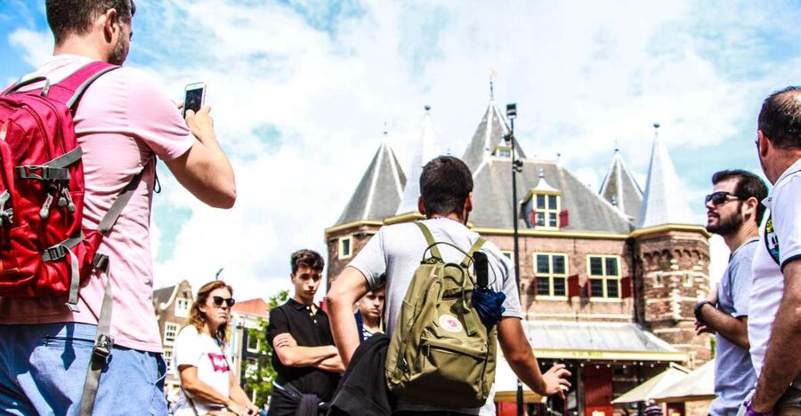 Amsterdam full day: Walking, Biking & Cruising with Lunch - Starting at Beursplein with Amsterdam under your feet