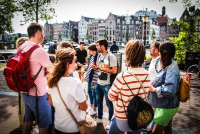 Amsterdam full day: Walking, Biking & Cruising with Lunch