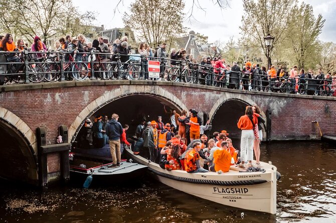 Amsterdam King’s Day Boat Party with Unlimited Drinks 2026 - The meeting point at Piet Heinkade