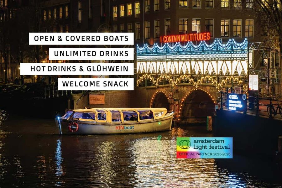 Amsterdam: Light Festival Boat Tour with Warm Drinks - What the Rituals theme adds to the cruise
