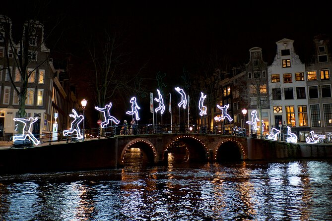 Amsterdam Light Festival Canal Cruise + Unlimited Drinks Option - Commentary, photos, and the captain’s role