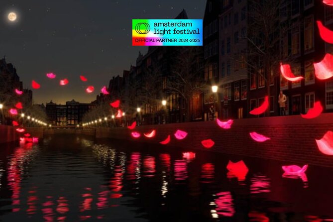 Amsterdam Light Festival: Cruise Unlimited Drinks & Bite option - The Best Time to Book