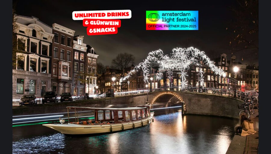 Amsterdam: Light Festival Heated Cruise with Drinks Option - Following the festival route through Amsterdam’s canals