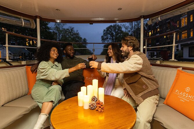 Amsterdam Light Festival: Heated Cruise with Hot Drinks & Bite - The route along the illuminated canals