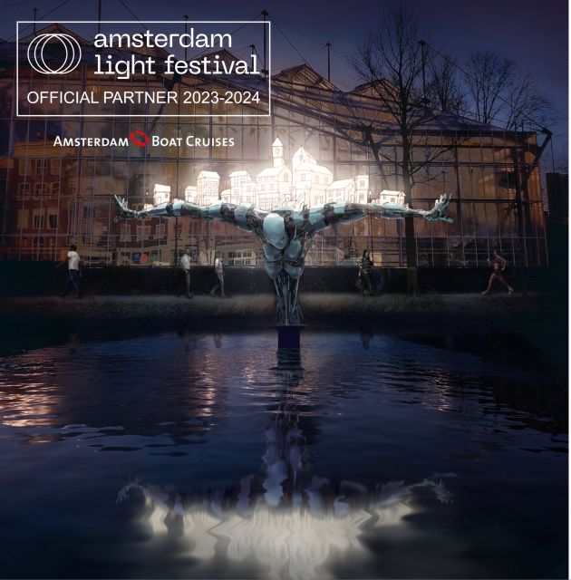 Amsterdam Light Festival Live Commentary & Optional Drinks - The Amstel and the Magere Brug