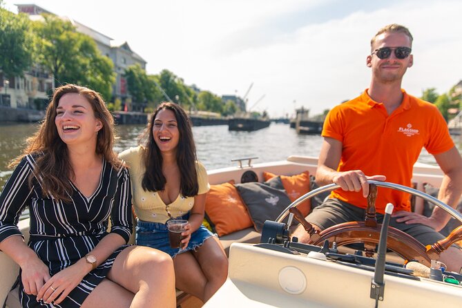 Amsterdam Luxury Canal Cruise + Unlimited Drinks & Bites option - Amstel sights and the Skinny Bridge