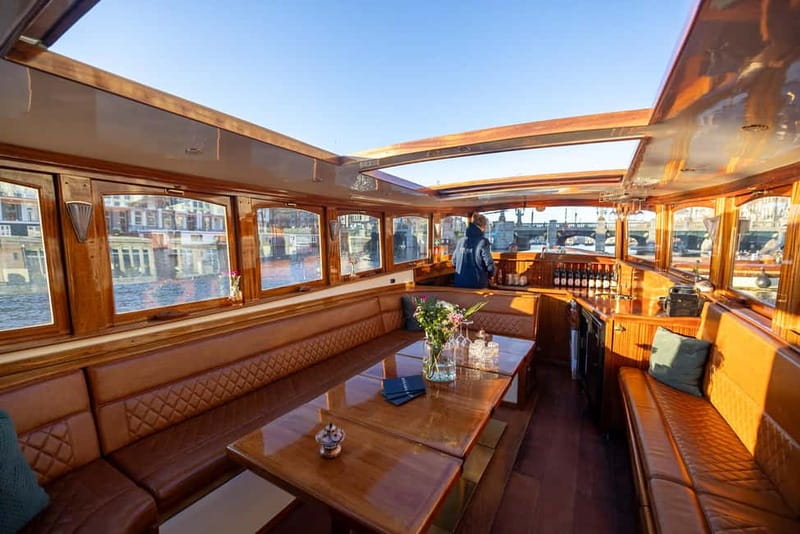 Amsterdam: Luxury Canal Cruise with Optional Snacks & Drinks - Seven Province Houses and the Amstel River