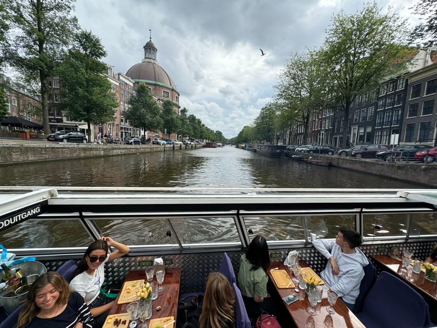 Amsterdam: Luxury Cheese & Wine Canal Cruise - Wine, beer, coffee, and tea
