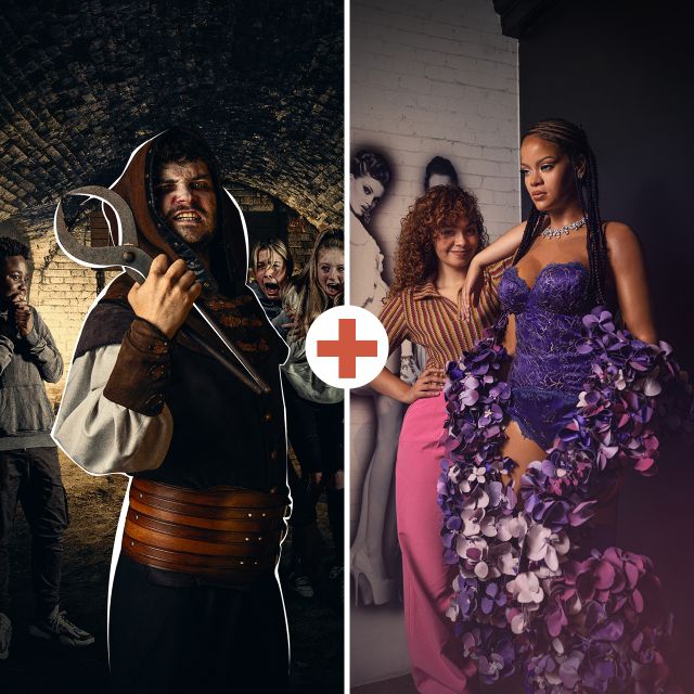 Amsterdam: Madame Tussauds & Amsterdam Dungeon Combo Ticket - Two central attractions with very different moods