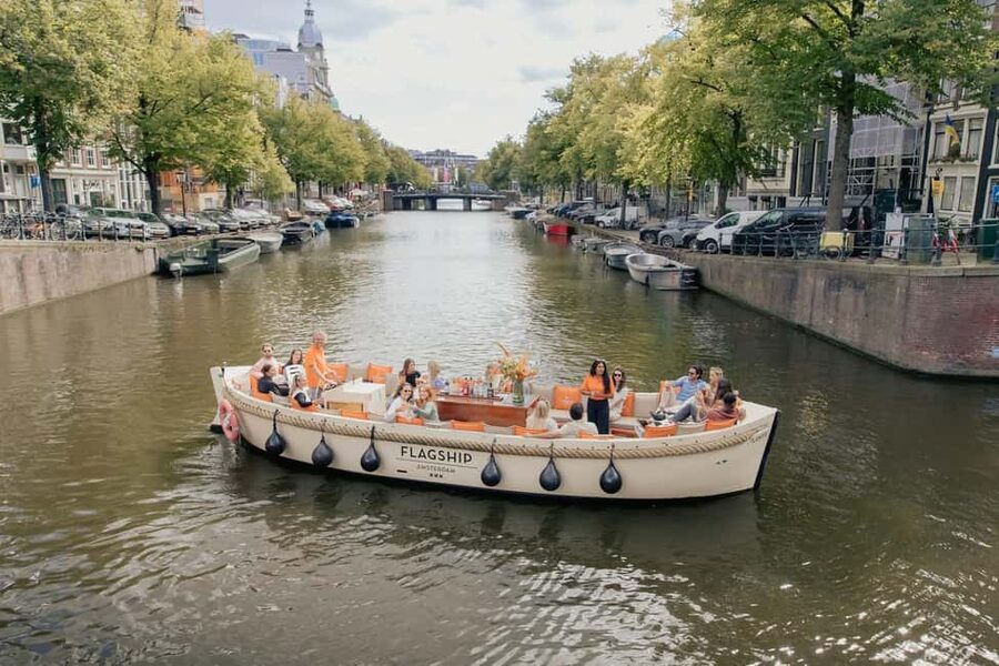 Amsterdam: Open Boat Cruise option Unlimited Drinks & Bite - Unlimited drinks and the $22 question