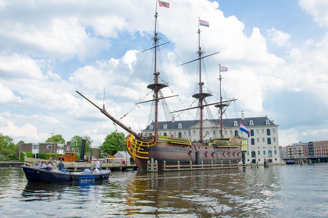 Amsterdam Open Boat Sightseeing Canal Cruise - The Rijksmuseum from the water