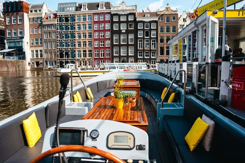 Amsterdam: Open Boat Tour of Canals with Expert Local Guide - The Rijksmuseum from a different angle