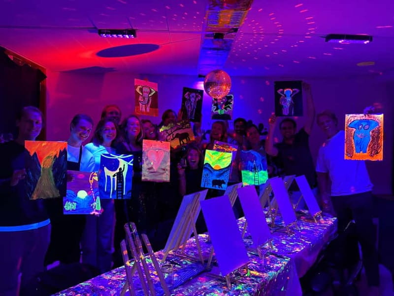 Amsterdam: Paint and Sip in the Dark at Rembrandt van Wine - Key points at a glance
