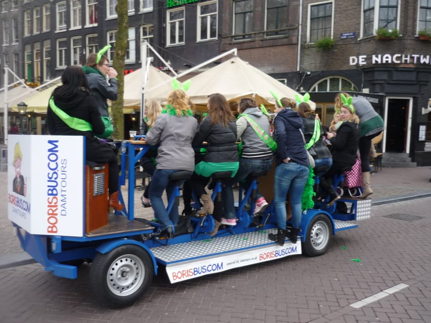 Amsterdam: Party Bike Tour with Beer - Weather protection and comfort