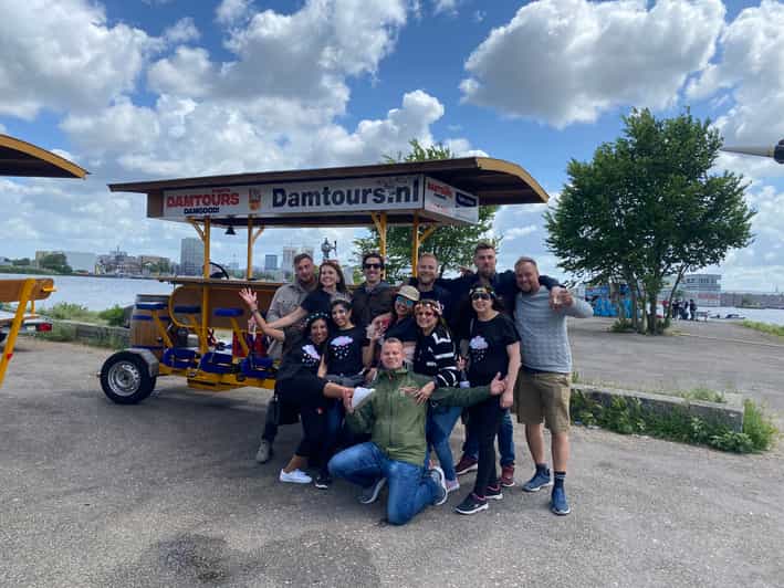 Amsterdam: Party Bike Tour with Beer - What you see during the 90-minute route