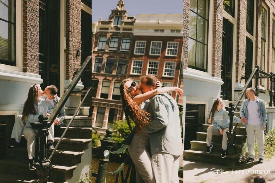 Amsterdam: Private Photoshoot for Couple, Family, or Solo - Agnietenkapel and a change of texture