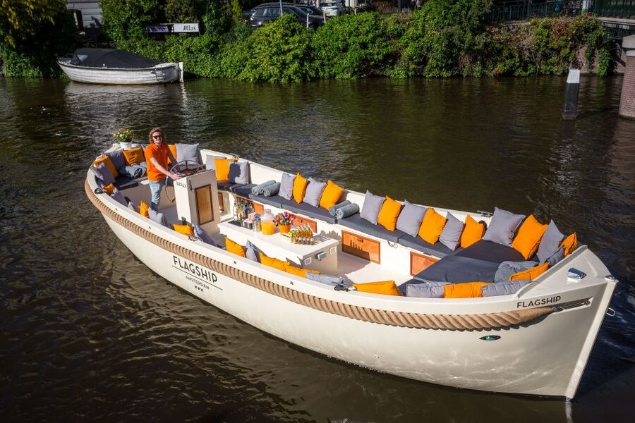 Amsterdam: Private Prosecco Canal Cruise Tour - Anne Frank’s House from the water