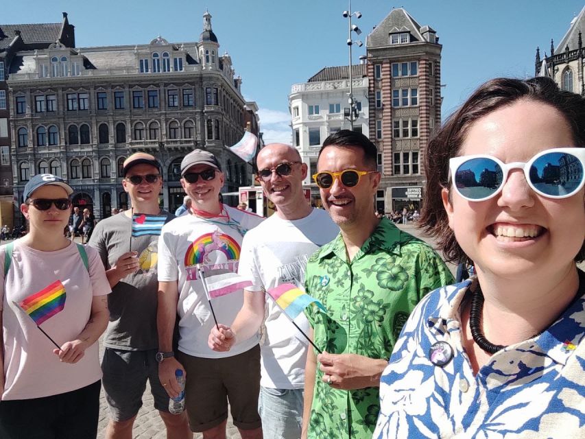 Amsterdam: Queer City Walking Tour With Local Guide - The Dancing Houses and a final canal-side pause