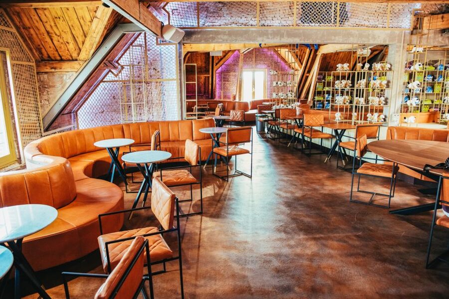 Amsterdam's Weirdest Museum: Believe It or Not! - The top-floor lounge and Dam Square view
