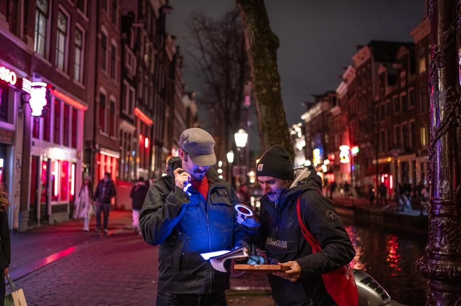 Amsterdam: Self-guided Red Light District Pub Crawl Mystery - Brouwerij De Prael near Central Station