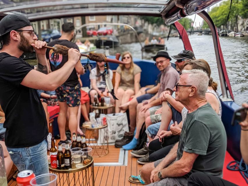 Amsterdam: Smoke and Lounge City Boat Cruise - The Amstel, Skinny Bridge, and Dancing Houses